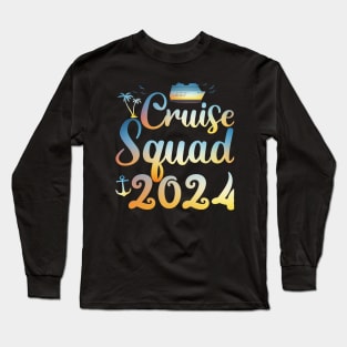 Cruise Outfits for Women 2024 Family Cruise Squad Matching Long Sleeve T-Shirt